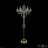 Торшер с хрусталем Bohemia IVELE Crystal 1415T2/6/200-160 G