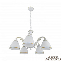 Подвесная люстра Arte Milano 340837/5 WT+G