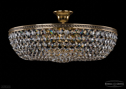 Хрустальная потолочная люстра Bohemia IVELE Crystal 1928/55Z/GB
