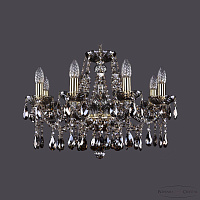 Хрустальная подвесная люстра Bohemia IVELE Crystal 1413/8/200/G/M731