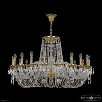 Большая хрустальная люстра Bohemia IVELE Crystal 16202/20/400 FP