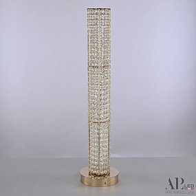 Хрустальная светодиодная настольная лампа APL LED Rimini S500.L6.8-64.A.3000.Gold
