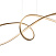 Светодиодный подвесной светильник Maytoni Curve MOD156PL-L52G4K