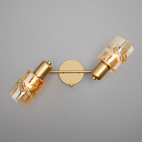 Настенный светильник с выключателем Eurosvet Ansa 20120/2 перламутровое золото