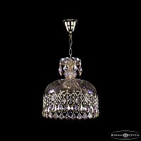 Хрустальный подвесной светильник Bohemia IVELE Crystal 14781/30 G Leafs M801