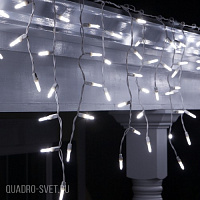 Гирлянда Бахрома, 3х0.5м., 150 LED, холодный белый, без мерцания, прозрачный ПВХ провод. 05-569