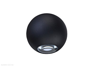 Уличный настенный светодиодный светильник Donolux Lumin DL18442/12 Black R Dim