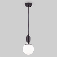 Подвесной светильник со стеклянным плафоном Eurosvet Bubble 50151/1 черный