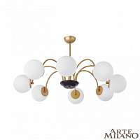 Большая люстра Arte Milano 312066/D940/8 BS/BK