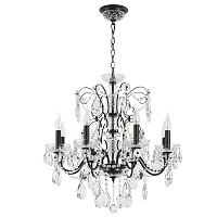 Подвесная хрустальная люстра Crystal Lux ODELIS SP8 BROWN