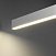 Линейный светодиодный подвесной односторонний светильник 128см 25Вт 3000К матовое серебро Elektrosta