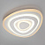 Светодиодный потолочный светильник Eurosvet Siluet 90115/1 белый