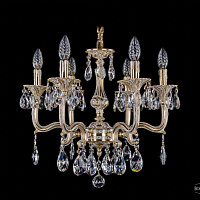 Литая подвесная люстра с хрусталем Bohemia IVELE Crystal 1704/6/150/A/GW