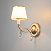 Настенный светильник с абажуром Eurosvet Salita 60091/1 перламутровое золото