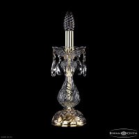 Настольная лампа с хрусталем Bohemia IVELE Crystal 1400L/1-31 G