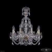 Хрустальная подвесная люстра Bohemia IVELE Crystal 1406/8/160/XL-59 G