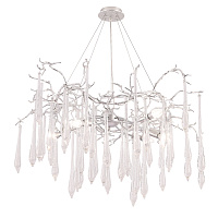 Подвесная люстра Crystal Lux REINA SP8 D1000 SILVER PATINA