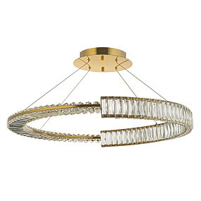Подвесная хрустальная светодиодная люстра Arti Lampadari Carini L 1.5.80.100 G
