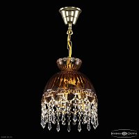 Хрустальный подвесной светильник Bohemia IVELE Crystal 5478/22 G Amber/M-1G Drops