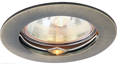 Встраиваемый точечный светильник Arte Lamp BASIC A2103PL-1AB