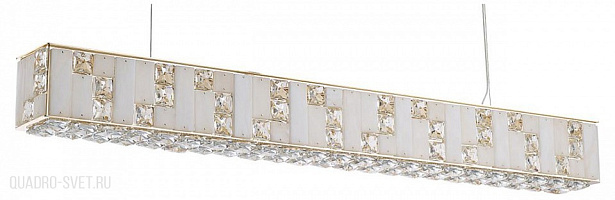 Подвесная светодиодная хрустальная люстра Odeon Light CROSSA 5072/50L