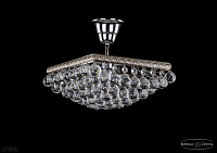 Хрустальная потолочная люстра Bohemia IVELE Crystal 1912/25Z/Ni