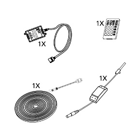Светодиодная лента 4,6W/m управление через пульт EGLO FLEXIBLE STRIPE 99723