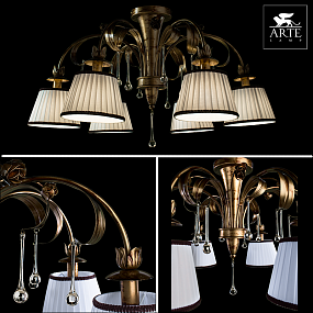 Люстра потолочная Arte Lamp BORGIA A8100PL-6GA