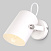 Настенный светильник с поворотным плафоном Eurosvet Italio 20093/1 белый/сатин никель