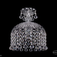 Хрустальный подвесной светильник Bohemia IVELE Crystal 7715/22/1/Ni/Balls