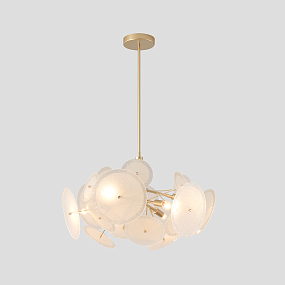 Подвесная люстра Crystal Lux DANDELION SP6 GOLD