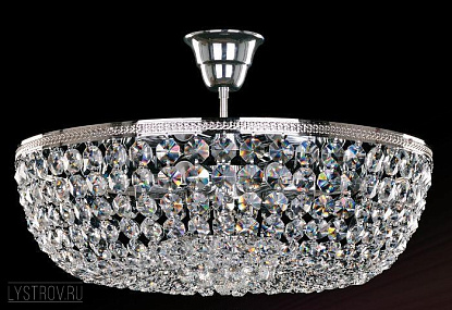 Хрустальная потолочная люстра Bohemia IVELE Crystal 1928/45Z/Ni