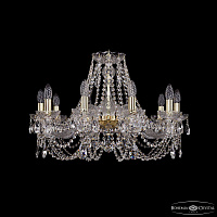 Хрустальная подвесная люстра Bohemia IVELE Crystal 1406/10/240/G