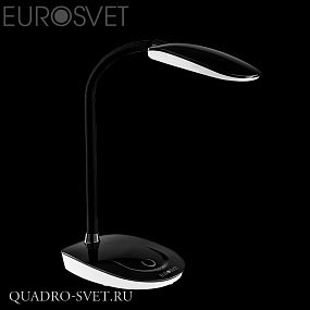 Настольная лампа EUROSVET 90191/24 черный 6W