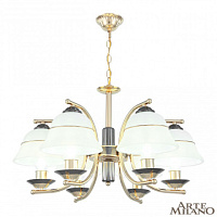 Подвесная люстра Arte Milano 301240/6 Bk/Gd