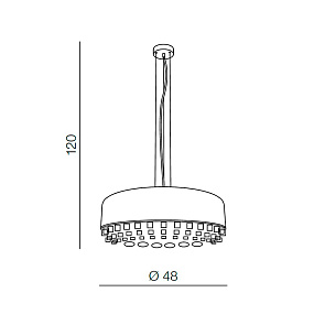Люстра подвесная Azzardo Tarant AZ3162