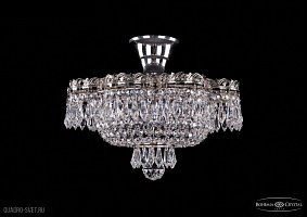 Хрустальная потолочная люстра Bohemia IVELE Crystal 19301/35JB Ni