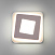 Настенный светодиодный светильник Eurosvet Salient 90154/2 белый 20W