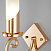 Классический настенный светильник Eurosvet Banci 60117/1 золото