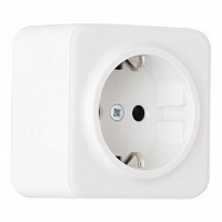 Розетка с заземлением и шторками, 16A 250V 310.40-1.white Arte Milano