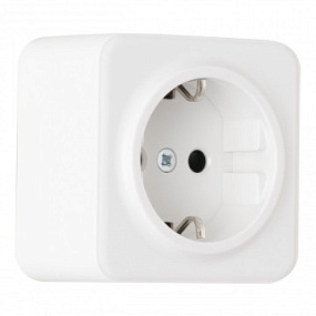 Розетка с заземлением и шторками, 16A 250V 310.40-1.white Arte Milano