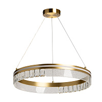 Подвесная люстра с хрусталем De City Платлинг 661019701