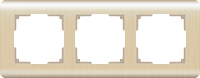 Рамка на 3 поста  (шампань) Werkel WL12-Frame-03