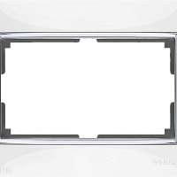 Рамка для двойной розетки (белый) Werkel WL03-Frame-01-DBL-white