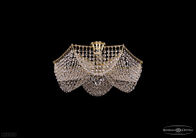 Хрустальная потолочная люстра Bohemia IVELE Crystal 7708/6/G
