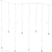 Гирлянда 40X0,06W(LED), 4,5V, 82х100см, пластик EGLO DECY 729-30