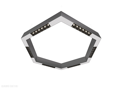 Накладной светодиодный светильник 0,7м 36Вт 48° Donolux Eye-hex DL18515С111А36.48.700BW