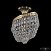 Хрустальная потолочная люстра Bohemia IVELE Crystal 19273/45IV G