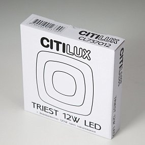 Настенно-потолочный светодиодный светильник CITILUX Триестр CL737B012