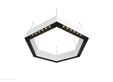 Подвесной светодиодный светильник 0,5м 36Вт 48° Donolux Eye-hex DL18515S111W36.48.500BB